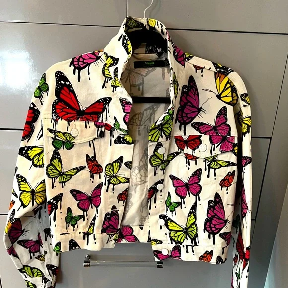 Jaded London | Jackets & Coats | Butterfly Cropped Denim